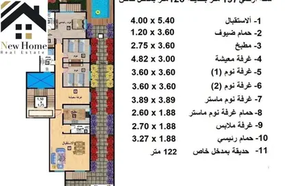 Apartment - 4 Bedrooms - 3 Bathrooms for sale in Bait Alwatan - The 5th Settlement - New Cairo City - Cairo