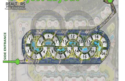 شقة - 2 غرف نوم - 2 حمامات للبيع في كمبوندات 6 أكتوبر - مدينة 6 أكتوبر - الجيزة