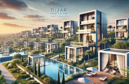 Apartment - 2 Bedrooms - 2 Bathrooms for sale in Dijar - 5th Settlement Compounds - The 5th Settlement - New Cairo City - Cairo