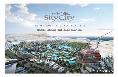 Chalet - 1 Bedroom - 1 Bathroom for sale in Sky City - Al Ain Al Sokhna - Suez Chalet - 1 Bedroom - 1 Bathroom for sale in Sky City - Al Ain Al Sokhna - Suez
