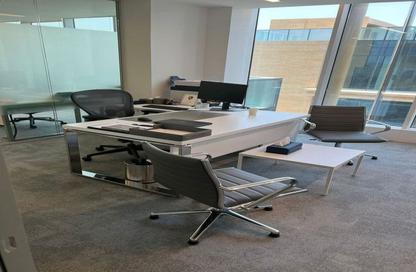 Office Space - Studio - 1 Bathroom for rent in North Teseen St. - The 5th Settlement - New Cairo City - Cairo