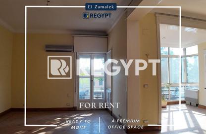 Office Space - Studio - 3 Bathrooms for rent in El Gezirah St. - Zamalek - Cairo