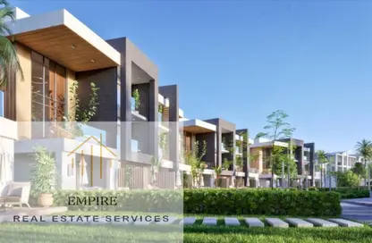 Twin House - 4 Bedrooms - 3 Bathrooms for sale in Azha - Al Ain Al Sokhna - Suez