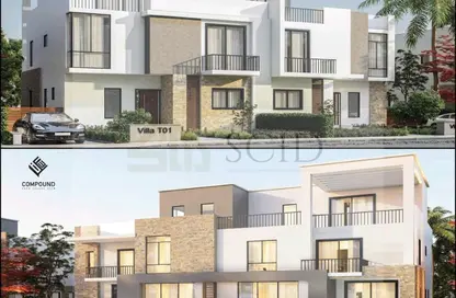 منزل مزدوج - 4 غرف نوم - 4 حمامات للبيع في جريان - مدينة زايد الجديدة - الشيخ زايد - الجيزة