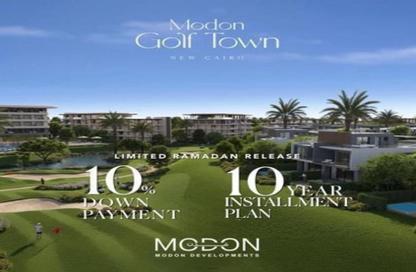 Apartment - Studio - 1 Bathroom for sale in Modon Golf Town - The 6th Settlement - New Cairo City - Cairo