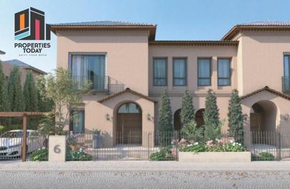Twin House - 4 Bedrooms - 4 Bathrooms for sale in Village West - Sheikh Zayed Compounds - Sheikh Zayed City - Giza