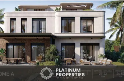 Twin House - 5 Bedrooms - 5 Bathrooms for sale in Crescent Walk - 5th Settlement Compounds - The 5th Settlement - New Cairo City - Cairo