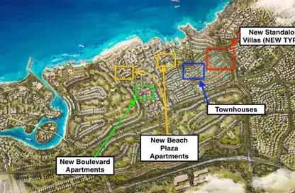 شاليه - 3 غرف نوم - 2 حمامات للبيع في راس الحكمة - الساحل الشمالي