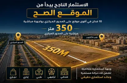 Hotel Apartment - 1 Bedroom - 1 Bathroom for sale in Central Axis - 5th District - 6 October City - Giza