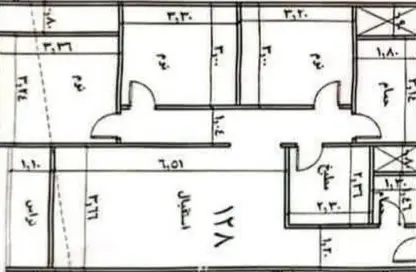 شقة - 3 غرف نوم - 2 حمامات للبيع في البوابة الاولي - خوفو - حدائق الاهرام - الجيزة
