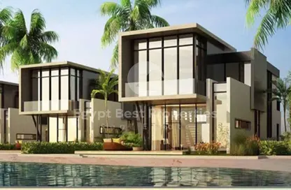 Chalet - 3 Bedrooms - 4 Bathrooms for sale in Azha North - Ras Al Hekma - North Coast