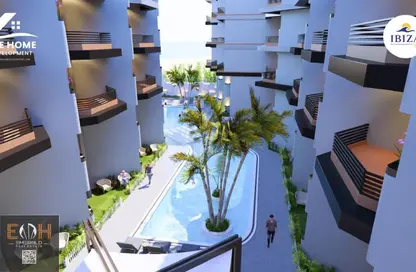 Apartment - 1 Bedroom - 1 Bathroom for sale in Al Ahyaa District - Hurghada - Red Sea