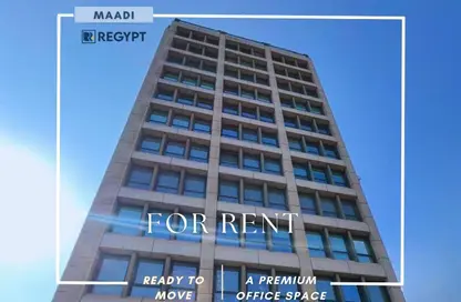 Office Space - 4 Bedrooms - 2 Bathrooms for rent in Palestine St. - New Maadi - Hay El Maadi - Cairo