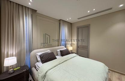 Apartment - 1 Bedroom - 2 Bathrooms for rent in Aljazi Marriott Residences - Mohamed Naguib Axis - North Investors Area - New Cairo City - Cairo
