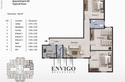 Apartment - 3 - 2 for sale in R8 - New Capital City - Cairo