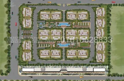 شقة - 3 غرف نوم - 2 حمامات للبيع في اوكارديا - مدينة العبور الجديدة - القليوبية