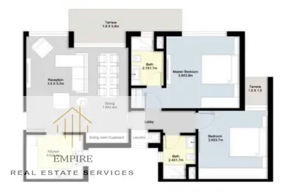 Apartment - 2 Bedrooms - 2 Bathrooms for sale in Bloomfields - Mostakbal City Compounds - Mostakbal City - Future City - Cairo