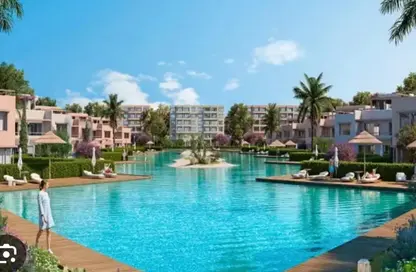 شاليه - 2 غرف نوم - 2 حمامات للبيع في هاسيندا وترز - قسم الضبعة - الساحل الشمالي