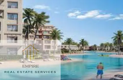 شاليه - 2 غرف نوم - 3 حمامات للبيع في ازها الساحل الشمالي - راس الحكمة - الساحل الشمالي