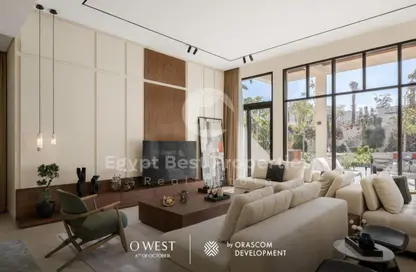 شقة - 2 غرف نوم - 2 حمامات للبيع في أو ويست - كمبوندات 6 أكتوبر - مدينة 6 أكتوبر - الجيزة