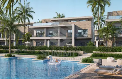 Chalet - 2 Bedrooms - 2 Bathrooms for sale in Marina - Al Alamein - North Coast