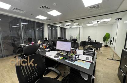 Office Space - Studio - 2 Bathrooms for rent in Cairo Festival City - North Investors Area - New Cairo City - Cairo