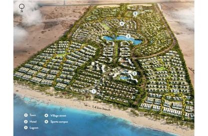 Chalet - 2 Bedrooms - 3 Bathrooms for sale in Ramla - Ras Al Hekma - North Coast