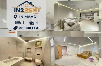 Apartment - 1 Bedroom - 1 Bathroom for rent in Port Said St. - Maadi - Hay El Maadi - Cairo