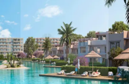 شاليه - 2 غرف نوم - 2 حمامات للبيع في هاسيندا وترز - قسم الضبعة - الساحل الشمالي