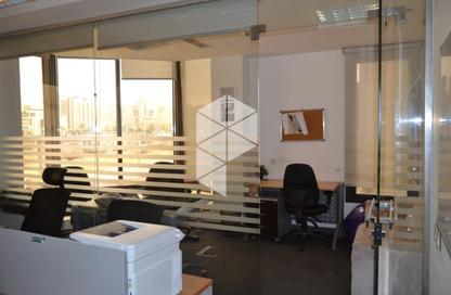 Office Space - Studio - 1 Bathroom for rent in Bank Center Street - South Teseen St. - The 5th Settlement - New Cairo City - Cairo