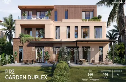 Duplex - 3 Bedrooms - 3 Bathrooms for sale in Crescent Walk - 5th Settlement Compounds - The 5th Settlement - New Cairo City - Cairo