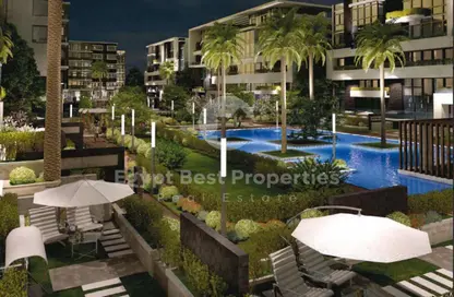 شقة - 2 غرف نوم - 2 حمامات للبيع في ذا واتر واى - المستثمرين الشمالية - مدينة القاهرة الجديدة - القاهرة