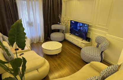 Apartment - 2 Bedrooms - 1 Bathroom for rent in El Rehab Extension - Al Rehab - New Cairo City - Cairo