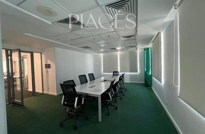 Office Space - Studio - 2 Bathrooms for rent in Bank Center Street - South Teseen St. - The 5th Settlement - New Cairo City - Cairo
