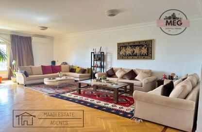 Apartment - 3 Bedrooms - 3 Bathrooms for rent in Sarayat Al Maadi - Hay El Maadi - Cairo