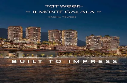 Hotel Apartment - 1 Bedroom - 1 Bathroom for sale in IL Monte Galala - Al Ain Al Sokhna - Suez