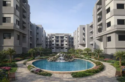 شقة - 2 غرف نوم - 2 حمامات للبيع في باتيو كازا - الباتيو - كمبوندات الشروق - مدينة الشروق - القاهرة