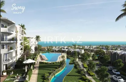 Chalet - 2 Bedrooms - 2 Bathrooms for sale in Hacienda White - Sidi Abdel Rahman - North Coast