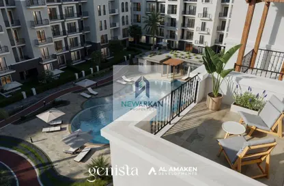 شقة - 3 غرف نوم - 2 حمامات للبيع في جينيستا - مدينة زايد الجديدة - الشيخ زايد - الجيزة