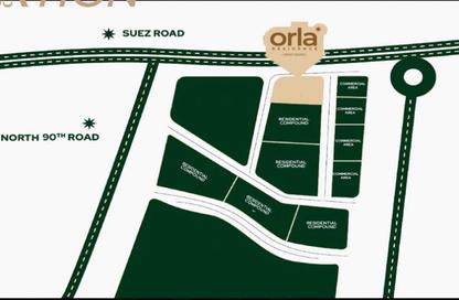 Apartment - 2 Bedrooms - 2 Bathrooms for sale in Orla Residence - New Cairo City - Cairo
