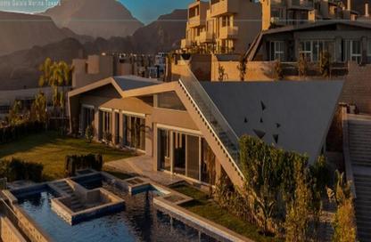 Hotel Apartment - 2 Bedrooms - 2 Bathrooms for sale in IL Monte Galala - Al Ain Al Sokhna - Suez