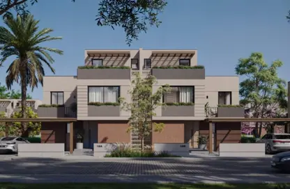 Twin House - 4 Bedrooms - 5 Bathrooms for sale in Hills of one - New Zayed City - Sheikh Zayed City - Giza