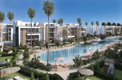 شاليه - 2 غرف نوم - 2 حمامات للبيع في تلال السخنة - العين السخنة - السويس