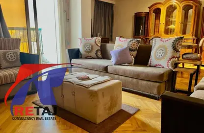 Apartment - 3 Bedrooms - 2 Bathrooms for rent in Al Tayaran St. - Rabaa Al Adaweyah - Nasr City - Cairo