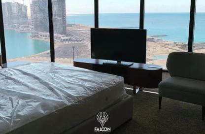 شقة - غرفة نوم - 1 حمام للبيع في نورث ايدج تاورز - مدينة العلمين الجديدة - العلمين - الساحل الشمالي