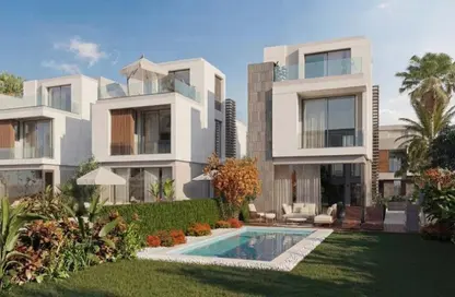 Townhouse - 4 Bedrooms - 4 Bathrooms for sale in El Patio Jade - New Capital Compounds - New Capital City - Cairo