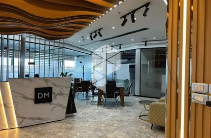 Office Space - Studio - 2 Bathrooms for rent in North Plus Mall - North Teseen St. - The 5th Settlement - New Cairo City - Cairo