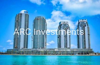 Chalet - 2 Bedrooms - 3 Bathrooms for sale in Beachfront Towers - New Alamein City - Al Alamein - North Coast