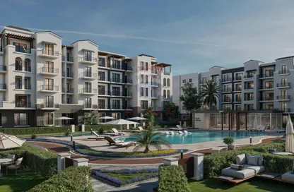 شقة - 2 غرف نوم - 2 حمامات للبيع في جينيستا - مدينة زايد الجديدة - الشيخ زايد - الجيزة