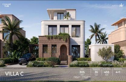 Apartment - 1 Bedroom - 1 Bathroom for sale in Crescent Walk - 5th Settlement Compounds - The 5th Settlement - New Cairo City - Cairo